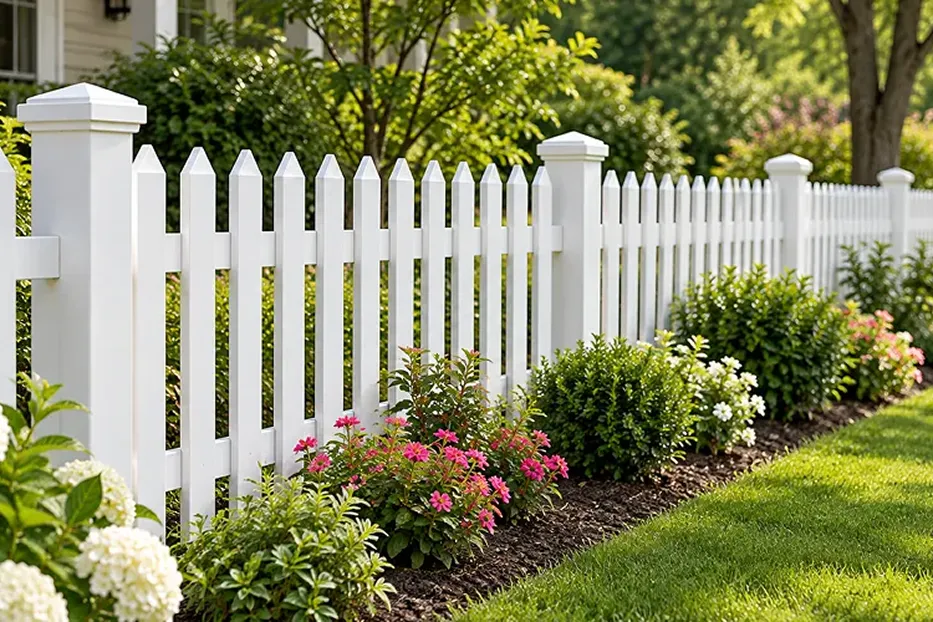 Concrete Picket Fence