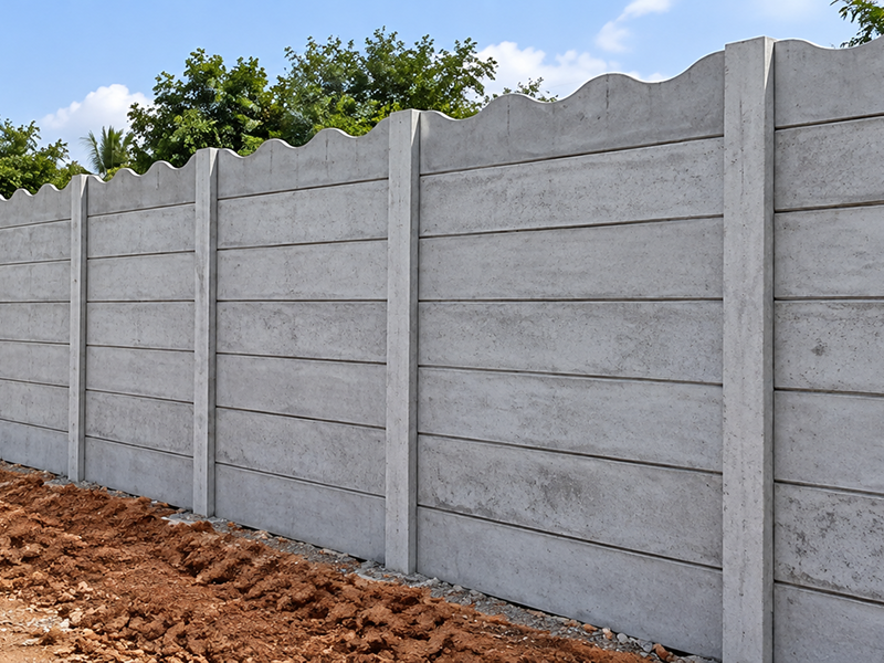 Precast Concrete Compound Wall