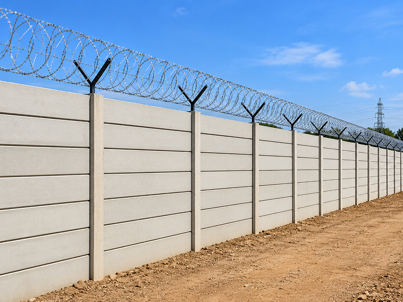Solar Project Compound Wall